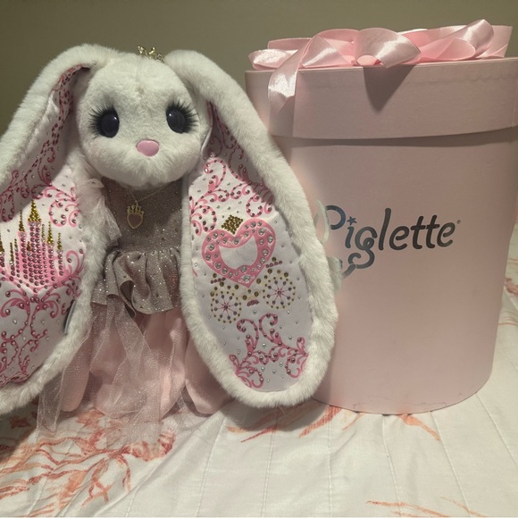 bunny zaykutie Other - Piglette Plush Bunny with Pink Ears